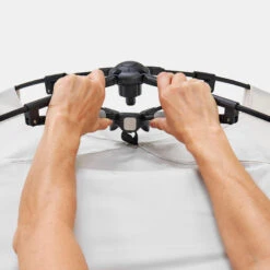 Quechua Abri De Camping 4 Places - Base Easy Fresh - Polyvalent, Instantané à Arceaux -Quechua abri de camping 4 places base easy fresh polyvalent instantane a arceaux 9