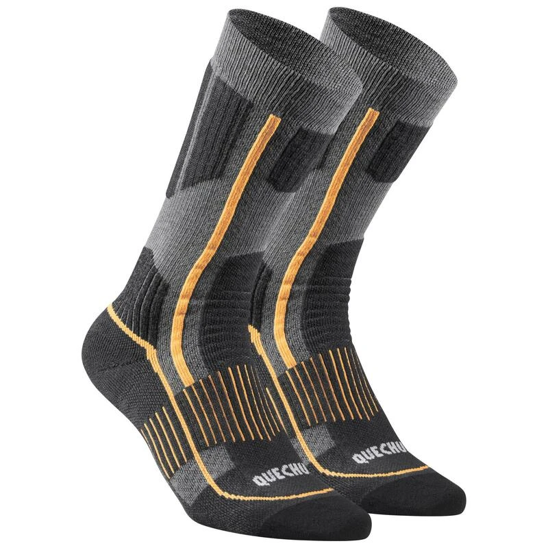 Quechua Chaussettes Chaudes De Randonnée - SH500 MOUNTAIN MID - X2 Paires 2 Quechua Chaussettes Chaudes De Randonnée - SH500 MOUNTAIN MID - X2 Paires – Image 2