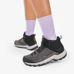 Quechua Chaussettes Randonnée - Hike 500 High Trendy Purple & Kamo X2 Paires -Quechua chaussettes randonnee hike 500 high trendy purple and kamo x2 paires 2