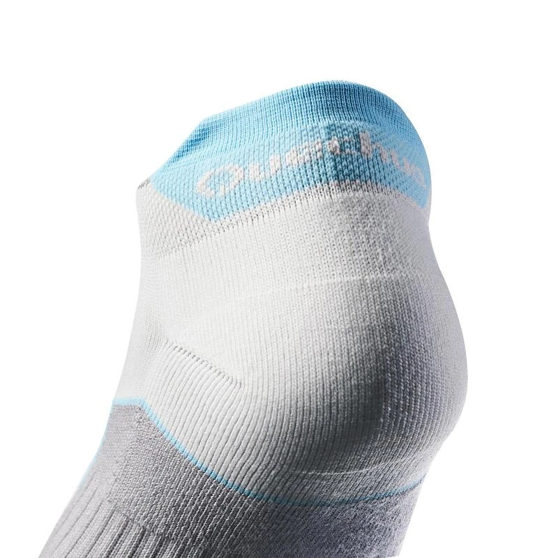 Quechua Chaussettes Randonnée Nature Gris - NH500 Low - X 2 Paires 3 Quechua Chaussettes Randonnée Nature Gris - NH500 Low - X 2 Paires – Image 3