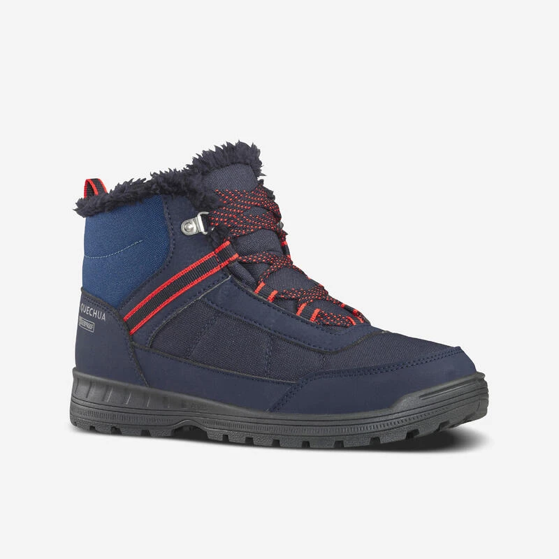 Quechua Chaussures Chaudes Et Imperméables De Randonnée SH100 Lacet - Enfant 35-38 1 Quechua Chaussures Chaudes Et Imperméables De Randonnée SH100 Lacet - Enfant 35-38