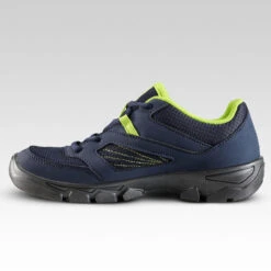 Quechua Chaussures De Randonnée Enfant Avec Lacets - NH100 Bleu - 35 AU 38 -Quechua chaussures de randonnee enfant avec lacets nh100 bleu 35 au 38 5
