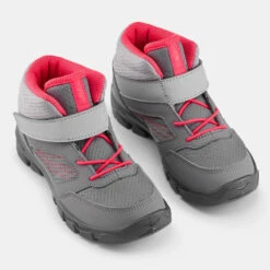 Quechua Chaussures De Randonnée Enfant Avec Scratch MH100 Mid Grise Rose Du 24 AU 34 8 Quechua Chaussures De Randonnée Enfant Avec Scratch MH100 Mid Grise Rose Du 24 AU 34 -Quechua chaussures de randonnee enfant avec scratch mh100 mid grise rose du 24 au 34 3