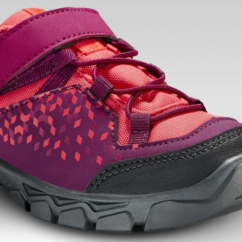 Quechua Chaussures De Randonnée Enfant Basses Avec Scratch MH120 LOW Violettes 28 AU 34 6 Quechua Chaussures De Randonnée Enfant Basses Avec Scratch MH120 LOW Violettes 28 AU 34 – Image 6