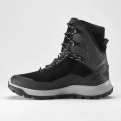 Quechua Chaussures En Cuir Chaudes Et Imperméables De Randonnée - SH900 Hautes - Homme -Quechua chaussures en cuir chaudes et impermeables de randonnee sh900 hautes homme 2