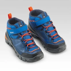 Quechua Chaussures Imperméables De Randonnée -MH120 MID Bleues- Enfant 28 AU 34 Scratch -Quechua chaussures impermeables de randonnee mh120 mid bleues enfant 28 au 34 scratch 2