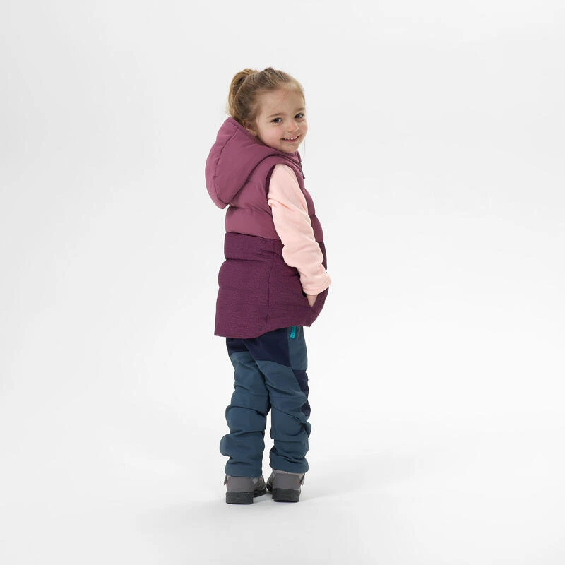Quechua Doudoune Sans Manches De Randonnée Violette - Enfant 2-6 Ans 4 Quechua Doudoune Sans Manches De Randonnée Violette - Enfant 2-6 Ans – Image 4