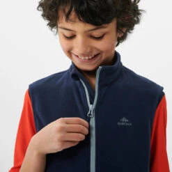 Quechua GILET POLAIRE - MH150 BLEU GRIS - ENFANT 7-15 ANS -Quechua gilet polaire mh150 bleu gris enfant 7 15 ans 9