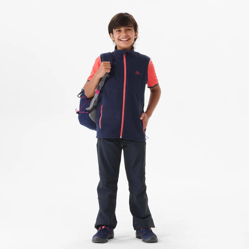 Quechua GILET POLAIRE - MH150 NAVY CORAIL - ENFANT 7-15 ANS 2 Quechua GILET POLAIRE - MH150 NAVY CORAIL - ENFANT 7-15 ANS – Image 2