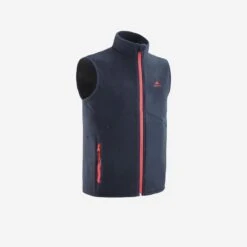 Quechua GILET POLAIRE - MH150 NAVY CORAIL - ENFANT 7-15 ANS