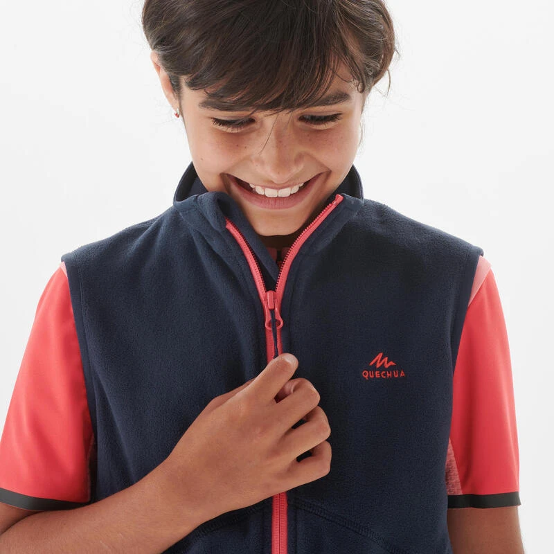 Quechua GILET POLAIRE - MH150 NAVY CORAIL - ENFANT 7-15 ANS 5 Quechua GILET POLAIRE - MH150 NAVY CORAIL - ENFANT 7-15 ANS – Image 5