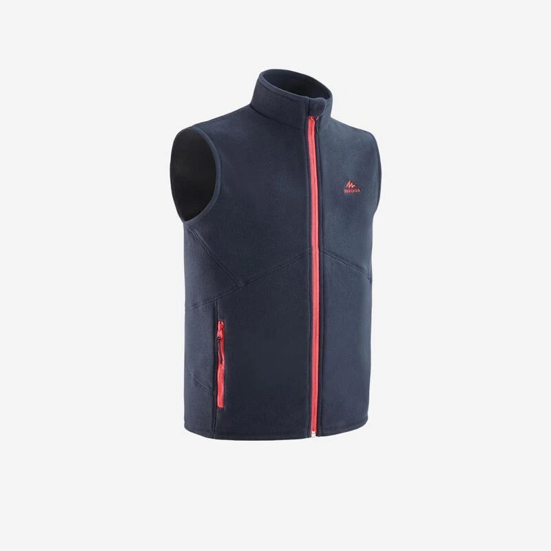 Quechua GILET POLAIRE - MH150 NAVY CORAIL - ENFANT 7-15 ANS 1 Quechua GILET POLAIRE - MH150 NAVY CORAIL - ENFANT 7-15 ANS