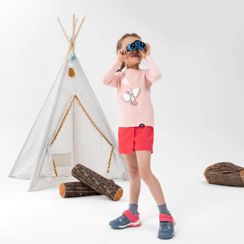 Quechua Jupe Short De Randonnée - MH100 KID Rose Corail -enfant 2-6 Ans 2 Quechua Jupe Short De Randonnée - MH100 KID Rose Corail -enfant 2-6 Ans – Image 2