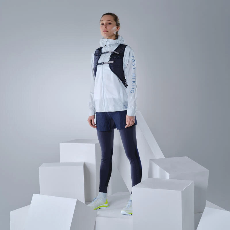 Quechua Legging Short Ultra Léger - Randonnée Rapide - FH900 Bleu - Femme 2 Quechua Legging Short Ultra Léger - Randonnée Rapide - FH900 Bleu - Femme – Image 2