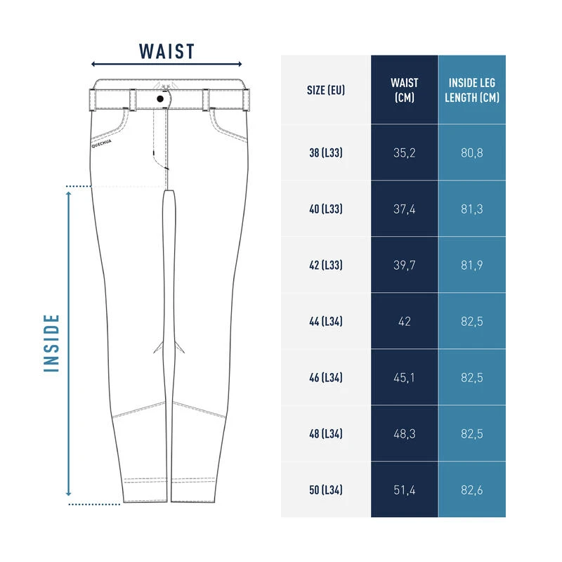 Quechua PANTALON CHAUD DÉPERLANT DE RANDONNÉE - SH100 ULTRA-WARM - HOMME 5 Quechua PANTALON CHAUD DÉPERLANT DE RANDONNÉE - SH100 ULTRA-WARM - HOMME – Image 5