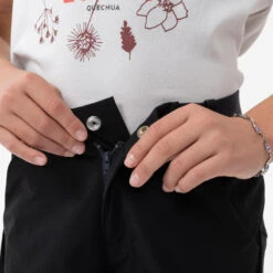 Quechua Pantalon De Randonnée Modulable Enfant MH500 ONEZIP Noir 7-15 Ans -Quechua pantalon de randonnee modulable enfant mh500 onezip noir 7 15 ans 5