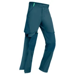 Quechua Pantalon De Randonnée Modulable Enfant MH500 Pétrole Sombre 7-15 Ans