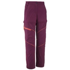 Quechua Pantalon De Randonnée Modulable Enfant MH500 Violet 7-15 Ans