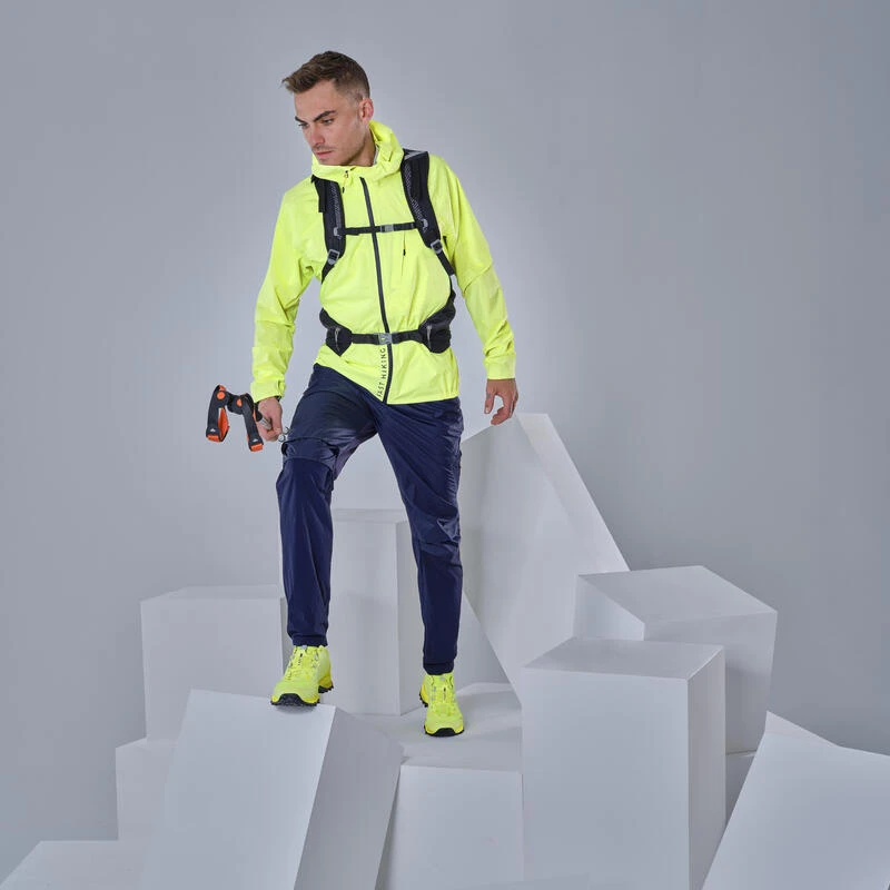 Quechua Pantalon De Randonnée Rapide Homme FH500 Bleu 2 Quechua Pantalon De Randonnée Rapide Homme FH500 Bleu – Image 2