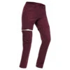 Quechua Pantalon Modulable De Randonnée Montagne - MH550 - Bordeaux - Femme