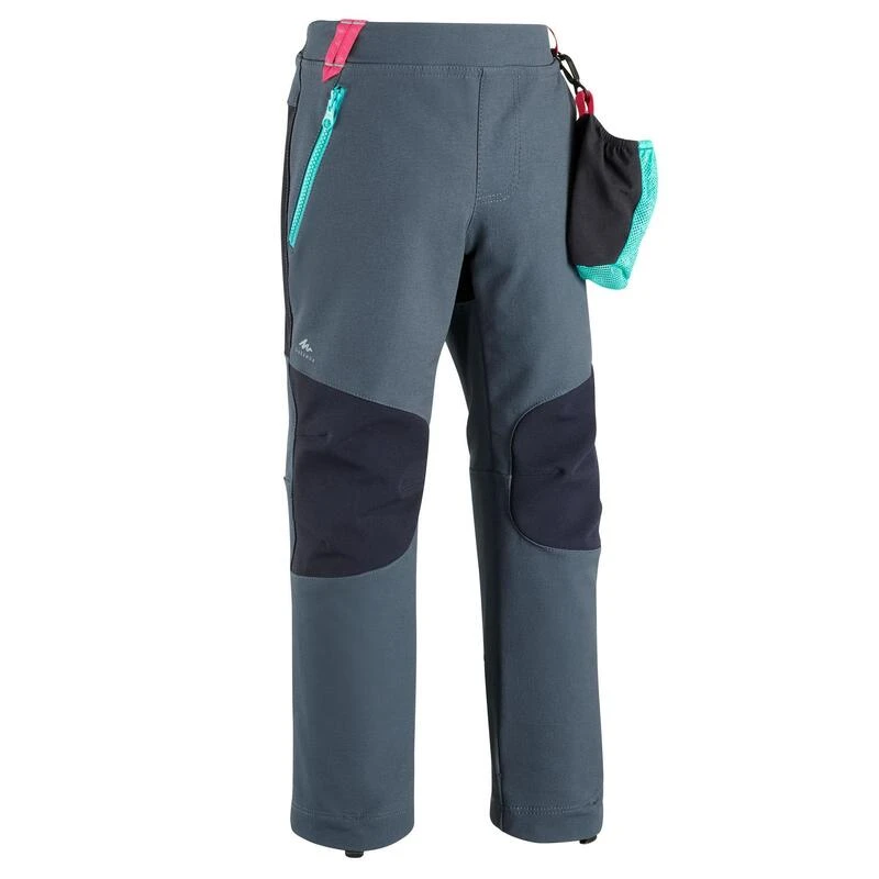 Quechua Pantalon Softshell De Randonnée - MH550 Gris - Enfant 2 - 6 Ans 1 Quechua Pantalon Softshell De Randonnée - MH550 Gris - Enfant 2 - 6 Ans
