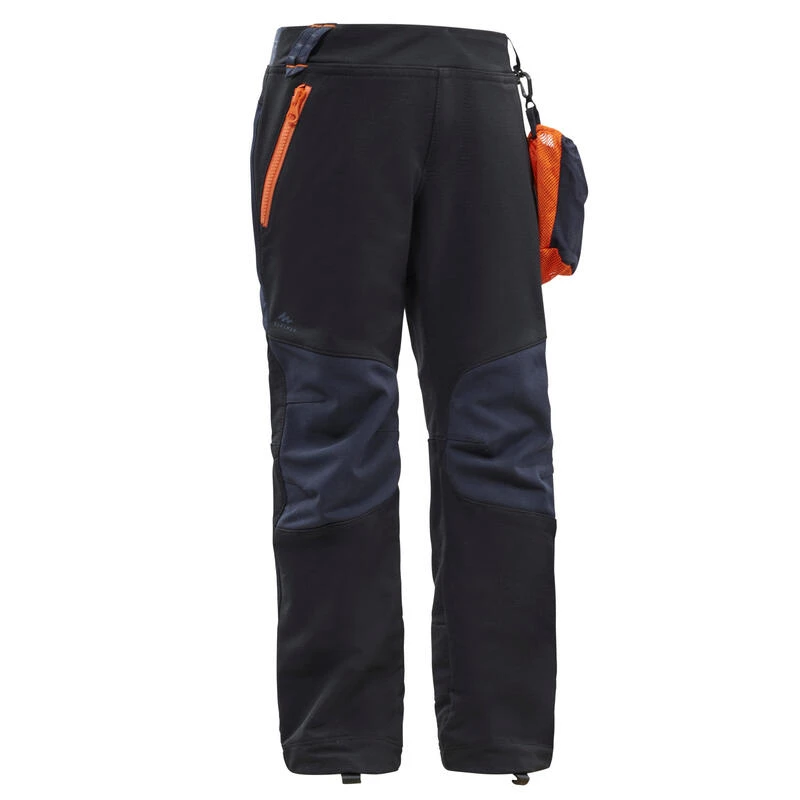 Quechua Pantalon Softshell De Randonnée - MH550 Noir - Enfant 2-6 Ans 1 Quechua Pantalon Softshell De Randonnée - MH550 Noir - Enfant 2-6 Ans