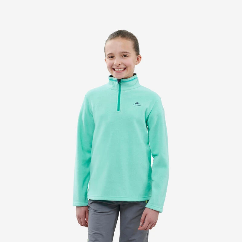 Quechua Polaire De Randonnée - MH100 Turquoise - Enfant 7-15 Ans 1 Quechua Polaire De Randonnée - MH100 Turquoise - Enfant 7-15 Ans