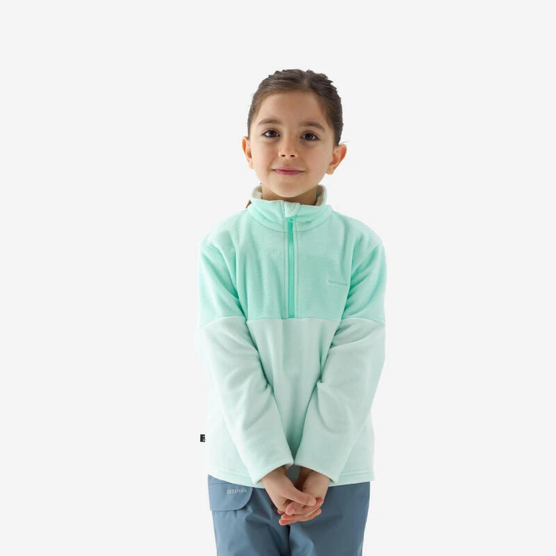 Quechua Polaire De Randonnée MH120 Turquoise - Enfant 2-6 Ans 1 Quechua Polaire De Randonnée MH120 Turquoise - Enfant 2-6 Ans