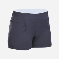 Quechua Short Ultra Léger De Randonnée Rapide FH 900 Femme Bleu Foncé