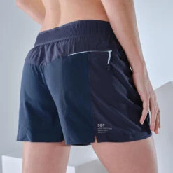 Quechua Short Ultra Léger De Randonnée Rapide FH 900 Femme Bleu Foncé 7 Quechua Short Ultra Léger De Randonnée Rapide FH 900 Femme Bleu Foncé -Quechua short ultra leger de randonnee rapide fh 900 femme bleu fonce 3