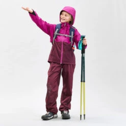 Quechua Surpantalon De Randonnée - MH500 Violet - Enfant 7-15 Ans
