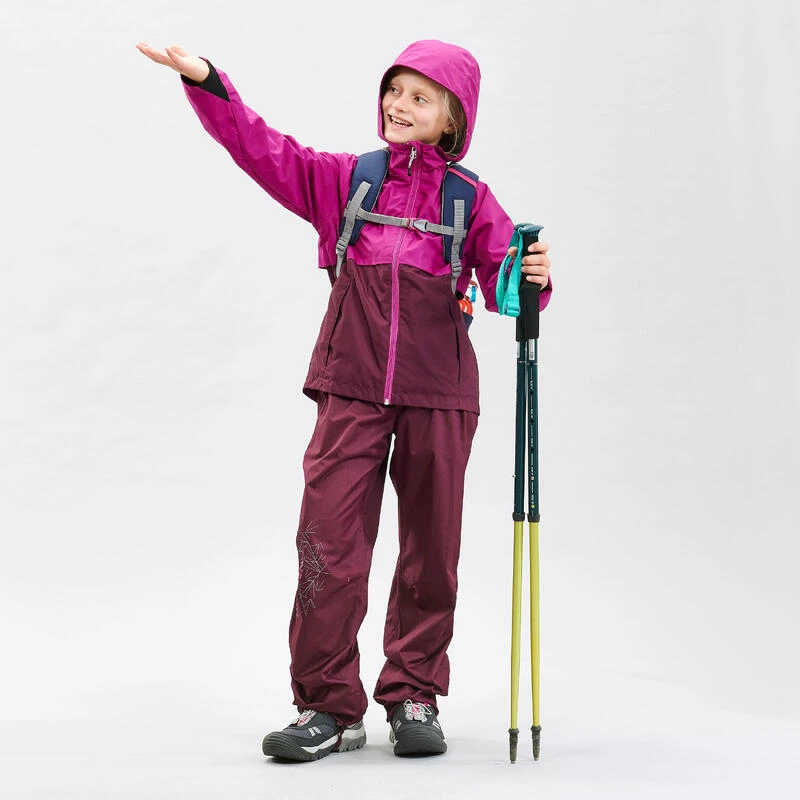 Quechua Surpantalon De Randonnée - MH500 Violet - Enfant 7-15 Ans 1 Quechua Surpantalon De Randonnée - MH500 Violet - Enfant 7-15 Ans