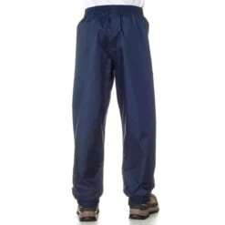 Quechua Surpantalon Imperméable De Randonnée - MH100 Bleu Marine - Enfant 7-15 Ans -Quechua surpantalon impermeable de randonnee mh100 bleu marine enfant 7 15 ans 3