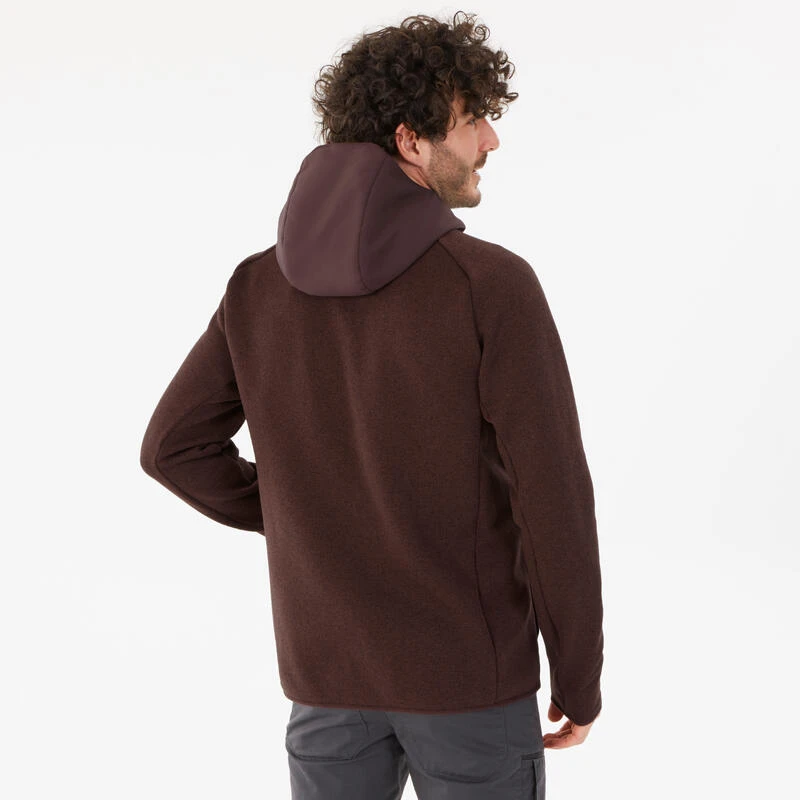 Quechua Sweat à Capuche De Randonnée - NH500 Hybride - Homme 4 Quechua Sweat à Capuche De Randonnée - NH500 Hybride - Homme – Image 4