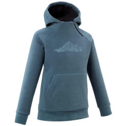 Quechua Sweat Polaire De Randonnée Gris Foncé - Enfant 7-15 Ans
