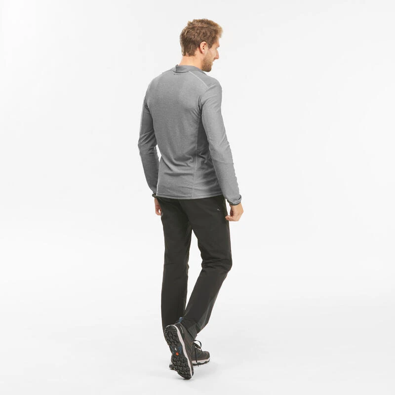 Quechua T-shirt De Randonnée Manches Longues En Synthétique - Homme - MH550 2 Quechua T-shirt De Randonnée Manches Longues En Synthétique - Homme - MH550 – Image 2