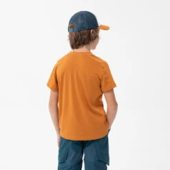 Quechua T-Shirt De Randonnée - MH100 Ocre - Enfant 7-15 Ans -Quechua t shirt de randonnee mh100 ocre enfant 7 15 ans 3