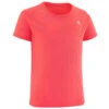 Quechua T Shirt De Randonnée - MH500 Corail - Enfant 7-15 Ans