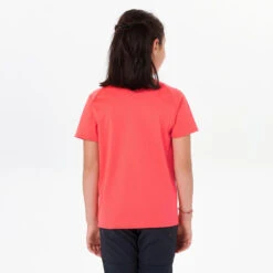 Quechua T Shirt De Randonnée - MH500 Corail - Enfant 7-15 Ans -Quechua t shirt de randonnee mh500 corail enfant 7 15 ans 3
