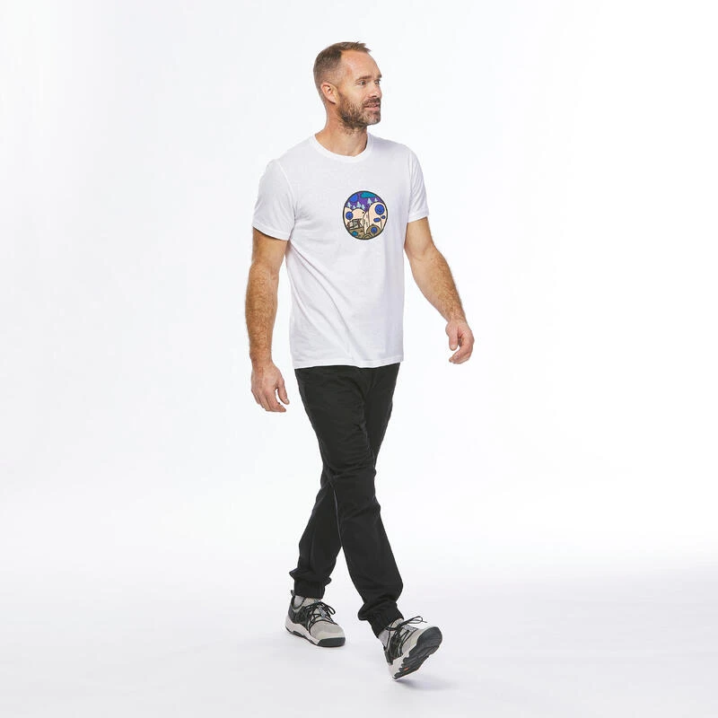 Quechua T-shirt De Randonnée - NH550 Fresh - Homme 2 Quechua T-shirt De Randonnée - NH550 Fresh - Homme – Image 2