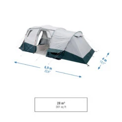 Quechua Tente à Arceaux De Camping - Arpenaz 6.3 F&B - 6 Personnes - 3 Chambres 12 Quechua Tente à Arceaux De Camping - Arpenaz 6.3 F&B - 6 Personnes - 3 Chambres -Quechua tente a arceaux de camping arpenaz 63 f and b 6 personnes 3 chambres 2