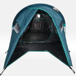 Quechua Tente De Camping - MH100 XL - 2 Places - Fresh & Black -Quechua tente de camping mh100 xl 2 places fresh and black 5