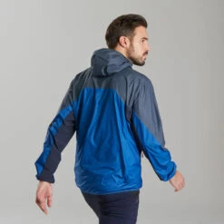 Quechua Veste Coupe Vent De Randonnée Rapide Homme FH500 Helium Wind Bleu -Quechua veste coupe vent de randonnee rapide homme fh500 helium wind bleu 2
