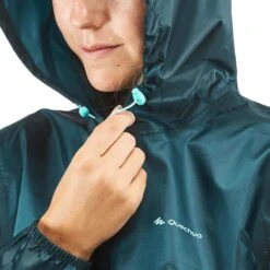 Quechua Veste Coupe Vente Et Déperlante De Randonnée - Raincut 1/2 Zip - Femme -Quechua veste coupe vente et deperlante de randonnee raincut 12 zip femme 11