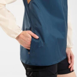 Quechua Veste Coupe Vente Et Déperlante De Randonnée - Raincut 1/2 Zip - Femme -Quechua veste coupe vente et deperlante de randonnee raincut 12 zip femme 6