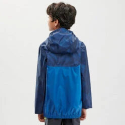 Quechua Veste Imperméable De Randonnée - MH150 Bleue - Enfant 7-15 Ans -Quechua veste impermeable de randonnee mh150 bleue enfant 7 15 ans 3