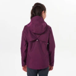 Quechua Veste Imperméable De Randonnée - MH500 Prune - Enfant 7-15 Ans -Quechua veste impermeable de randonnee mh500 prune enfant 7 15 ans 3