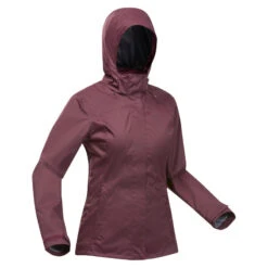Quechua Veste Imperméable De Randonnée Montagne - MH100 - Femme