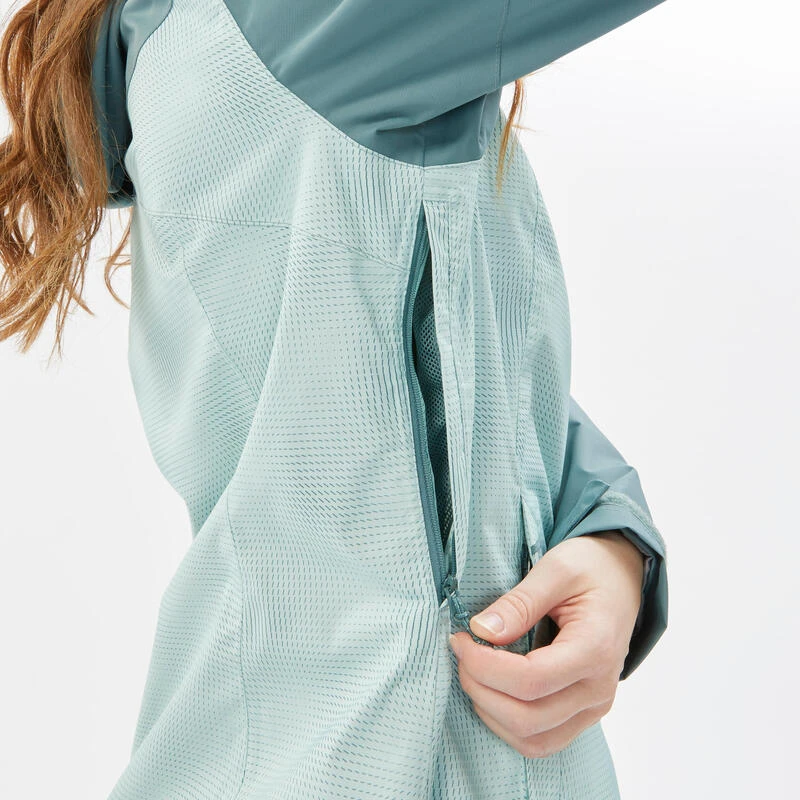 Quechua Veste Imperméable De Randonnée Montagne - MH100 - Femme 9 Quechua Veste Imperméable De Randonnée Montagne - MH100 - Femme – Image 9