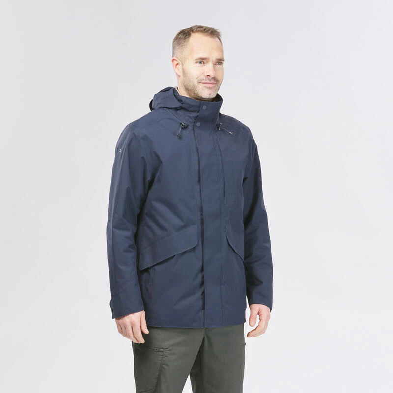 Quechua Veste Imperméable De Randonnée - NH550 Imper - Homme 3 Quechua Veste Imperméable De Randonnée - NH550 Imper - Homme – Image 3